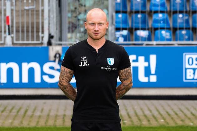 Athletic trainer Jannik Kirchenkamp 1 FC Magdeburg , 1 FC Magdeburg 2 Soccer Bundesliga portrait appointment 2 BL 2024 2025 official photo appointment 1 FC Magdeburg at the Avnet Arena in Magdeburg portrait, portrait, single picture, Germany, Soccer, Men, GER, 18 07 2024 Christian Schroedter