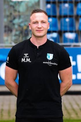 Physiotherapist Marcel Moeller Möller, 1 FC Magdeburg 2 Soccer Bundesliga portrait appointment 2 BL 2024 2025 official photo appointment 1 FC Magdeburg in the Avnet Arena in Magdeburg portrait, portrait, single picture, Germany, Soccer, Men, GER, 18 07 2024 Christian Schroedter