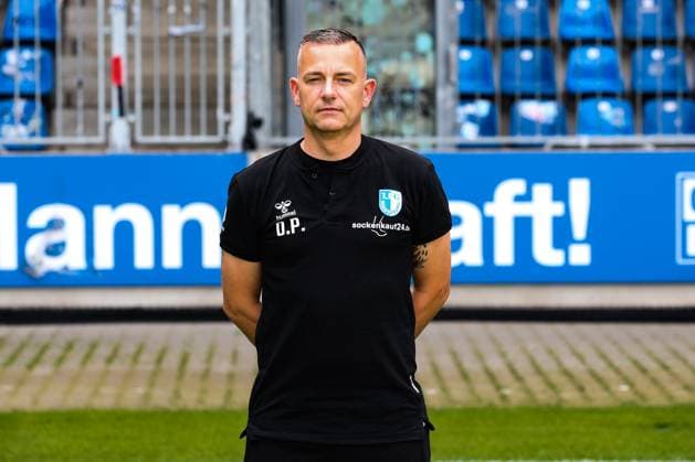 Team doctor Oliver Poranzke, 1 FC Magdeburg 2 Football Bundesliga portrait appointment 2 BL 2024 2025 official photo appointment 1 FC Magdeburg in the Avnet Arena in Magdeburg portrait, portrait, single picture, Germany, football, men, GER, 18 07 2024 Christian Schroedter