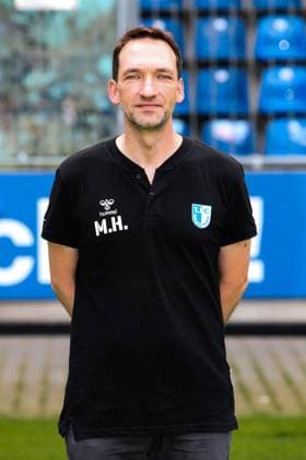 Head of Media and Communication Press Spokesman Manuel Holscher, 1 FC Magdeburg 2 Fussball Bundesliga portrait appointment 2 BL 2024 2025 official photo appointment 1 FC Magdeburg in the Avnet Arena in Magdeburg portrait, portrait, single image, Germany, football, men, GER, 18 07 2024 Christian Schroedter