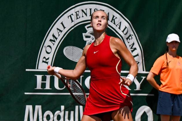 Anna Karolina Schmiedlova (SVK) during the quarter finals match vs. Elina Avanesyan at the WTA250 Hungarian Gran Prix Tennis on 19th July 2024 at Romai Teniszakademia, Budapest, Hungary  Copyright: xVincenzoxOrlando IPAxSportx xipax xx IPA_48113464 IPA_Agency_IPA48113464