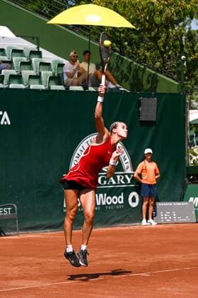 Anna Karolina Schmiedlova (SVK) during the quarter finals match vs. Elina Avanesyan at the WTA250 Hungarian Gran Prix Tennis on 19th July 2024 at Romai Teniszakademia, Budapest, Hungary  Copyright: xVincenzoxOrlando IPAxSportx xipax xx IPA_48113471 IPA_Agency_IPA48113471