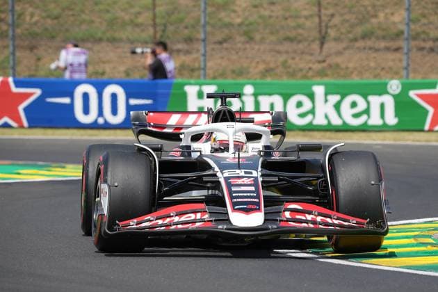19 07 2024, Hungaroring, Budapest, FORMULA 1 HUNGARIAN GRAND PRIX 2024 , in the picture Kevin Magnussen DNK , Haas F1 Team Defodi 506 20240719 hbr 1491 Defodi-506