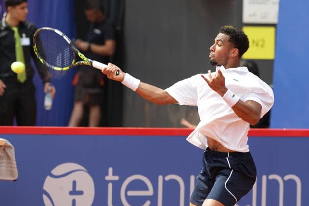 Tennis Men ATP, Tennis Men Tour 500 European Open Hamburg, Hamburg Open ATP 500 2024 , 19 07 2024 , Arthur Fils FRA plays a forehand Copyright: FernandoxSoares