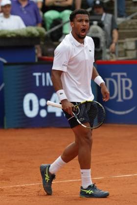Tennis Men ATP, Tennis Men Tour 500 European Open Hamburg, Hamburg Open ATP 500 2024 , 19 07 2024 , Arthur Fils FRA is happy about the set victory Copyright: FernandoxSoares