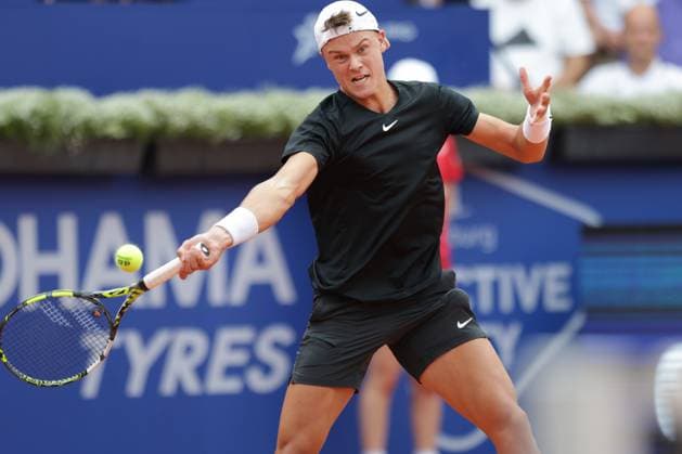 Tennis Men ATP, Tennis Men Tour 500 European Open Hamburg, Hamburg Open ATP 500 2024 , 19 07 2024 , Holger Rune DEN plays a forehand Copyright: FernandoxSoares
