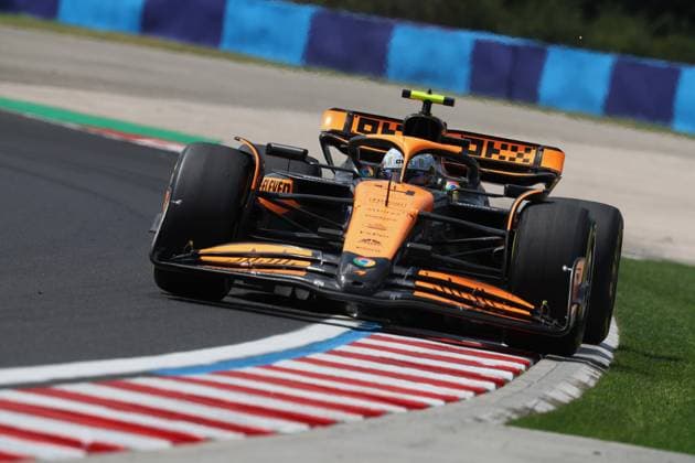 4 Lando Norris GBR, McLaren Formula 1 Team , F1 Grand Prix of Hungary at Hungaroring on July 19, 2024 in Budapest, Hungary Photo by HOCH ZWEI Budapest Hungary