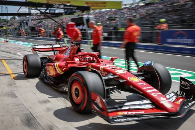 Foto IPP Enrico Schiavi Budapest 19-07-2024 Formula 1 F1 Gran Premio di Ungheria 2024 FP1 nella foto: Charles Leclerc - Ferrari Budapest italy  Copyright: xR4924_italyphotopressx