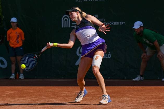 International Tennis match - WTA, Tennis Damen Hungarian Grand Prix - Quarter finals Fanny Stollar (HUN) playing duo Katarzyna Piter (POL) with during the semifinal match vs. Timea Babos (HUN) and Ellen Perez (AUS) at the WTA250 Hungarian Gran Prix Tennis on 18th July 2024 at Romai Teniszakademia, Budapest, Hungary Hungary Hungary  Copyright: xIPAxSport ABACAx