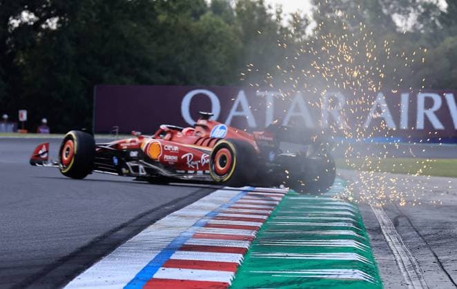 Formula 1, Hungarian GP in Budapest, Charles Leclercs accident