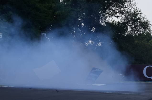 19 07 2024, Hungaroring, Budapest, FORMULA 1 HUNGARIAN GRAND PRIX 2024 , in the picture accident of Charles Leclerc MCO , Scuderia Ferrari HP Defodi 506 20240719 hbr 4549 Defodi-506