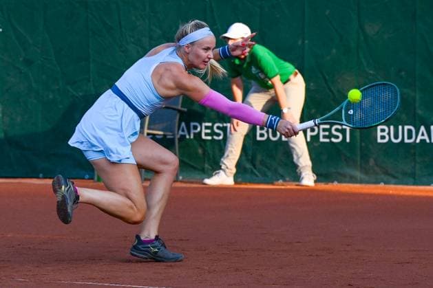 Rebecca Sramkova (SVK) during the quarter finals match vs. Eva Lys (GER) at the WTA250 Hungarian Gran Prix Tennis on 19th July 2024 at Romai Teniszakademia, Budapest, Hungary  Copyright: xVincenzoxOrlando IPAxSportx xipax xx IPA_48120676 IPA_Agency_IPA48120676