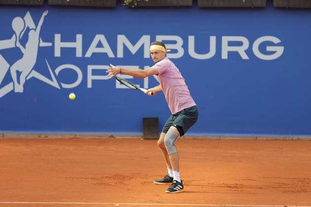 Tennis Men ATP, Tennis Men Tour 500 European Open Hamburg, Hamburg Open ATP 500 2024 , 19 07 2024 , Alexander Zverev GER plays a forehand Copyright: FernandoxSoares