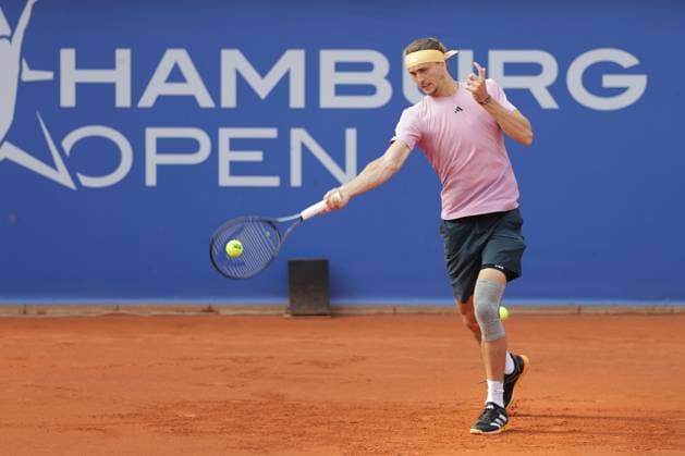Tennis Men ATP, Tennis Men Tour 500 European Open Hamburg, Hamburg Open ATP 500 2024 , 19 07 2024 , Alexander Zverev GER plays a forehand Copyright: FernandoxSoares