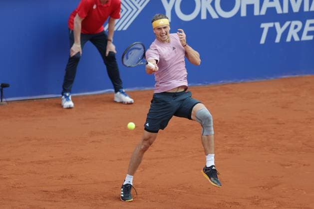 Tennis Men ATP, Tennis Men Tour 500 European Open Hamburg, Hamburg Open ATP 500 2024 , 19 07 2024 , Alexander Zverev GER plays a forehand Copyright: FernandoxSoares