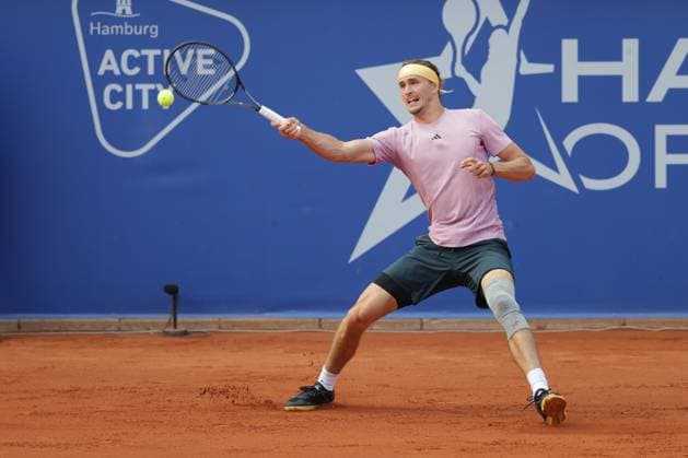 Tennis Men ATP, Tennis Men Tour 500 European Open Hamburg, Hamburg Open ATP 500 2024 , 19 07 2024 , Alexander Zverev GER plays a forehand Copyright: FernandoxSoares