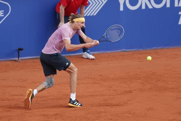 Tennis Men ATP, Tennis Men Tour 500 European Open Hamburg, Hamburg Open ATP 500 2024 , 19 07 2024 , Alexander Zverev GER plays a backhand Copyright: FernandoxSoares