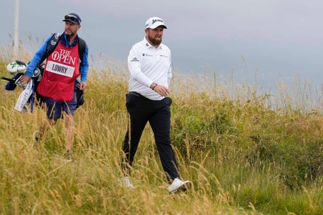 19th July 2024; Royal Troon Golf Club, Troon, South Ayrshire, Scotland; The Open Championship Round 2; Shane Lowry walks of the 14th tee  ActionPlus12669965 StevenxFlynn