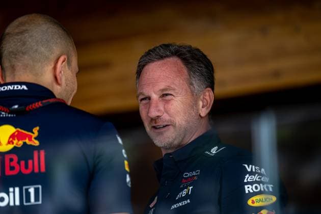MOGYOROD, HUNGARY: Christian Horner, racing for the Red Bull Racing team during the 2024 Formula 1 Hungarian Grand Prix at the Hungaroring in Mogyorod, Hungary