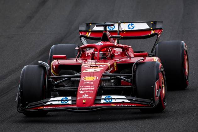 16 LECLERC Charles (mco), Scuderia Ferrari SF-24, action during the Formula 1 Hungarian Grand Prix 2024, 13th round of the 2024 Formula One World Championship, WM, Weltmeisterschaft from July 19 to 21, 2024 on the Hungaroring, in Mogyorod, Hungary - F1 - HUNGARIAN GRAND PRIX 2024 DPPI Panoramic  240720_R13_UNGHERIA_DP_AV3_7627