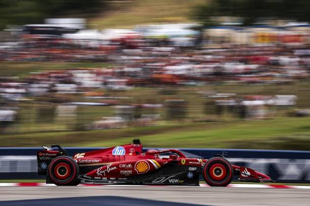 16 LECLERC Charles (mco), Scuderia Ferrari SF-24, action during the Formula 1 Hungarian Grand Prix 2024, 13th round of the 2024 Formula One World Championship, WM, Weltmeisterschaft from July 19 to 21, 2024 on the Hungaroring, in Mogyorod, Hungary - F1 - HUNGARIAN GRAND PRIX 2024 DPPI Panoramic  240720_R13_UNGHERIA_DP_EA028793