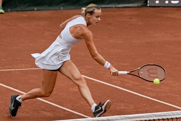 Anna Karolina Schmiedlova (SVK) during the quarter finals match vs. Aliaksandra Sasnovich at the WTA250 Hungarian Gran Prix Tennis on 19th July 2024 at Romai Teniszakademia, Budapest, Hungary  Copyright: xVincenzoxOrlando IPAxSportx xipax xx IPA_48134611 IPA_Agency_IPA48134611