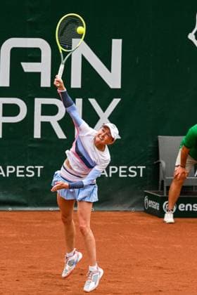 Aliaksandra Sasnovich during the quarter finals match vs. Anna Karolina Schmiedlova (SVK) at the WTA250 Hungarian Gran Prix Tennis on 19th July 2024 at Romai Teniszakademia, Budapest, Hungary  Copyright: xVincenzoxOrlando IPAxSportx xipax xx IPA_48134735 IPA_Agency_IPA48134735