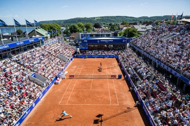 240720 General view of the centercourt during day 6 of the Nordea Open on July 20, 2024 in Bastad Photo Niclas Jönsson BILDBYRAN COP 273 NO0290 tennis atp 250 nordea open bbeng  Copyright: NICLASxJÖNSSON BB240720NO026