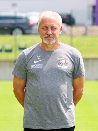 Team presentation Erz Aue 3 Liga coach Pavel Dotchev, FC Erzgebirge Aue 3 Liga, portrait date 2024 2025 , Aue, 19 07 2024, Erzgebirgsstadion, Football , For editorial use only Only editorial use