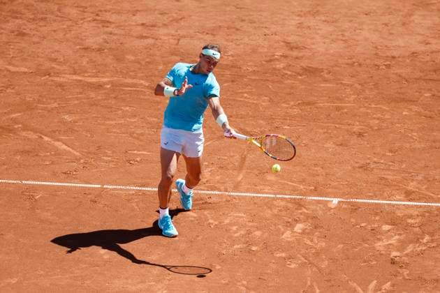 Spain s Rafael Nadal during Saturday s semi final in the men s singles against Croatia s Duje AjdukoviÄ‡ in the Nordea Open in Bastad, Sweden on july 20, 2024 BASTAD SWEDEN x9200x  Copyright: xAdamxIhse TTx SWEDEN TENNIS BASTAD OPEN