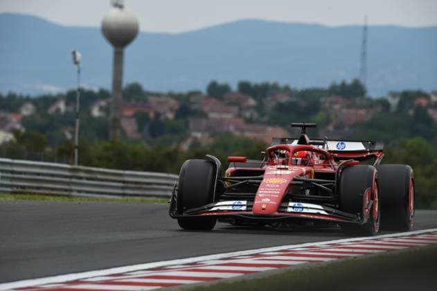 July 20, 2024, Budapest, Budapest, Hungary: Charles Leclerc of Ferrari on the third free practice session of the 2024 Formula 1 Hungarian Grand Prix held on the Hungaroring. Budapest Hungary - ZUMAs291 20240720_zip_s291_010 Copyright: xBalintxSzentgallayx