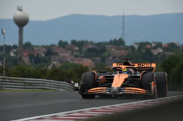 July 20, 2024, Budapest, Budapest, Hungary: Oscar Piastri of McLaren on the third free practice session of the 2024 Formula 1 Hungarian Grand Prix held on the Hungaroring. Budapest Hungary - ZUMAs291 20240720_zip_s291_012 Copyright: xBalintxSzentgallayx