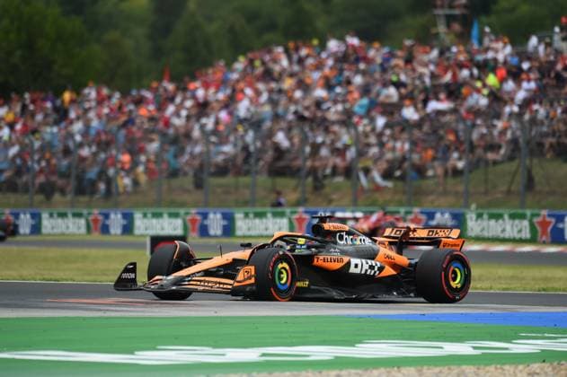 July 20, 2024, Budapest, Budapest, Hungary: Oscar Piastri of McLaren on the third free practice session of the 2024 Formula 1 Hungarian Grand Prix held on the Hungaroring. Budapest Hungary - ZUMAs291 20240720_zip_s291_024 Copyright: xBalintxSzentgallayx