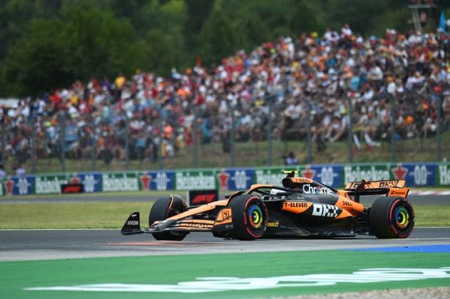 July 20, 2024, Budapest, Budapest, Hungary: Lando Norris of McLaren on the third free practice session of the 2024 Formula 1 Hungarian Grand Prix held on the Hungaroring. Budapest Hungary - ZUMAs291 20240720_zip_s291_032 Copyright: xBalintxSzentgallayx