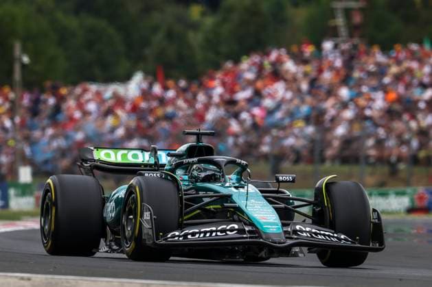 18 STROLL Lance (can), Aston Martin F1 Team AMR24, action during the Formula 1 Hungarian Grand Prix 2024, 13th round of the 2024 Formula One World Championship, WM, Weltmeisterschaft from July 19 to 21, 2024 on the Hungaroring, in Mogyorod, Hungary - F1 - HUNGARIAN GRAND PRIX 2024 DPPI Panoramic  240720_R13_UNGHERIA_DP_1H0A6240