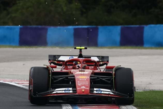 F1 Hungarian Grand Prix 2024 Practice 3 Carlos Sainz of Ferrari during third practice ahead of the Formula 1 Hungarian Grand Prix at Hungaroring in Budapest, Hungary on July 20, 2024. Budapest Hungary  Copyright: xJakubxPorzyckix originalFilename:porzycki-f1hungar240720_np0ZE.jpg