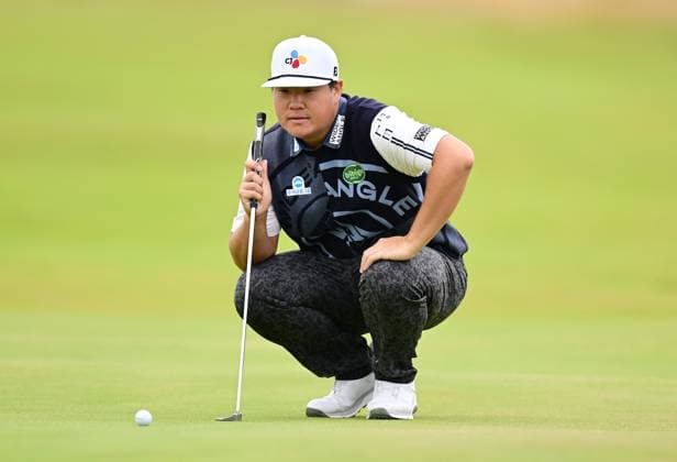 Sungjae Im on the 16th Green The British Open Championship, Day Three, Golf, Royal Troon, Troon, UK - 20 July 2024  Copyright: xGreigxCowie Shutterstockx 14587997ae