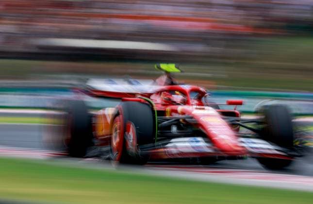55 Carlos Sainz ESP, Scuderia Ferrari HP , F1 Grand Prix of Hungary at Hungaroring on July 20, 2024 in Budapest, Hungary Photo by HOCH ZWEI Budapest Hungary