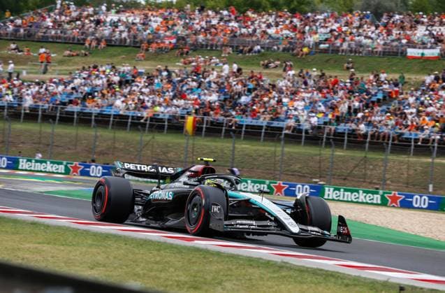 44 Lewis Hamilton GBR, Mercedes AMG Petronas F1 Team , F1 Grand Prix of Hungary at Hungaroring on July 20, 2024 in Budapest, Hungary Photo by HOCH ZWEI Budapest Hungary