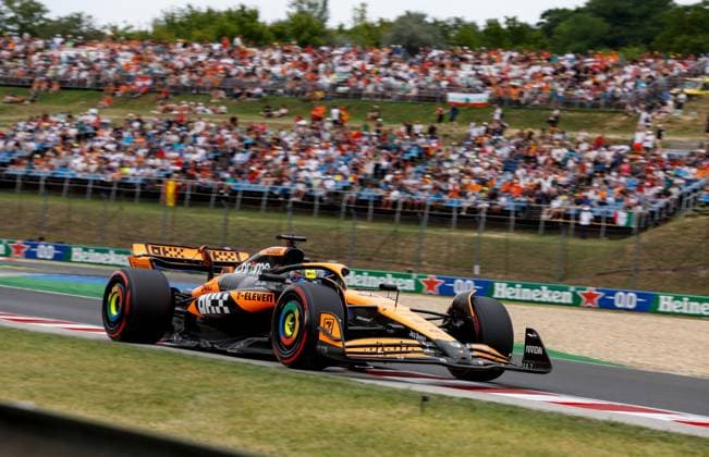81 Oscar Piastri AUS, McLaren Formula 1 Team , F1 Grand Prix of Hungary at Hungaroring on July 20, 2024 in Budapest, Hungary Photo by HOCH ZWEI Budapest Hungary