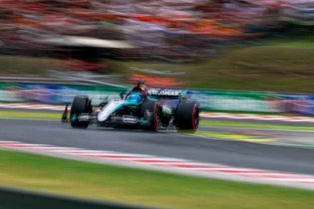 63 George Russell GBR, Mercedes AMG Petronas F1 Team , F1 Grand Prix of Hungary at Hungaroring on July 20, 2024 in Budapest, Hungary Photo by HOCH ZWEI Budapest Hungary