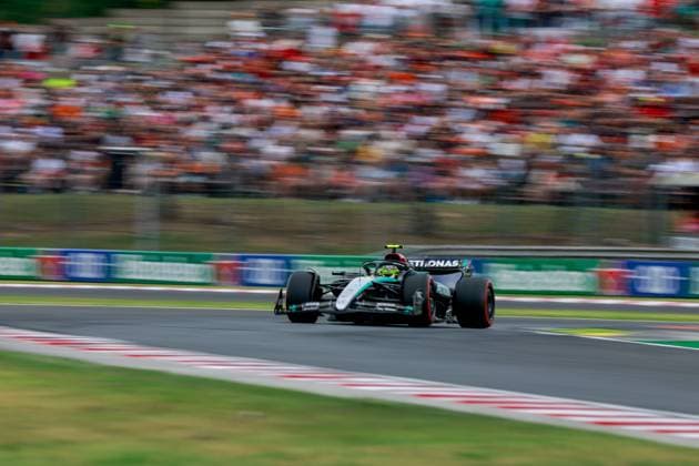 44 Lewis Hamilton GBR, Mercedes AMG Petronas F1 Team , F1 Grand Prix of Hungary at Hungaroring on July 20, 2024 in Budapest, Hungary Photo by HOCH ZWEI Budapest Hungary