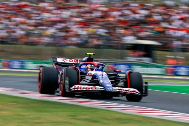 22 Yuki Tsunoda JPN, Visa Cash App RB Formula One Team , F1 Grand Prix of Hungary at Hungaroring on July 20, 2024 in Budapest, Hungary Photo by HOCH ZWEI Budapest Hungary