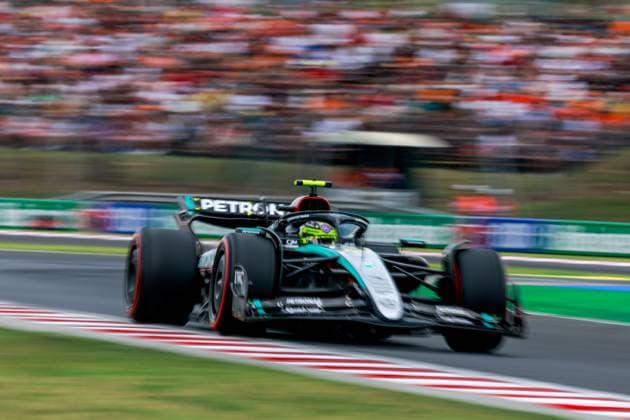 44 Lewis Hamilton GBR, Mercedes AMG Petronas F1 Team , F1 Grand Prix of Hungary at Hungaroring on July 20, 2024 in Budapest, Hungary Photo by HOCH ZWEI Budapest Hungary
