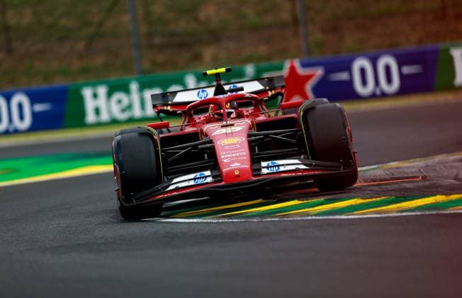 55 Carlos Sainz ESP, Scuderia Ferrari HP , F1 Grand Prix of Hungary at Hungaroring on July 20, 2024 in Budapest, Hungary Photo by HOCH ZWEI Budapest Hungary
