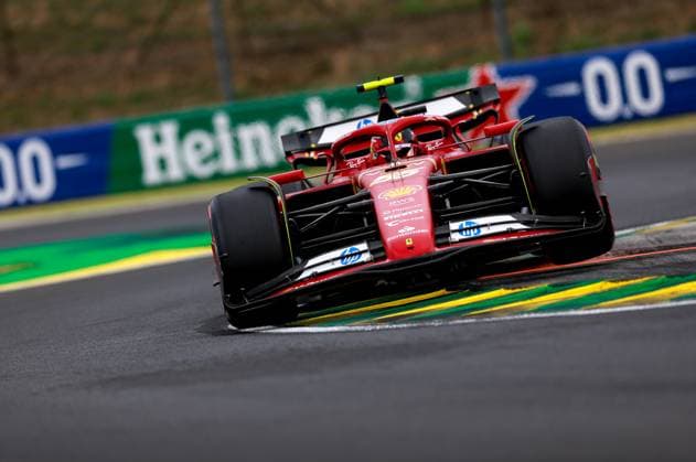 55 Carlos Sainz ESP, Scuderia Ferrari HP , F1 Grand Prix of Hungary at Hungaroring on July 20, 2024 in Budapest, Hungary Photo by HOCH ZWEI Budapest Hungary