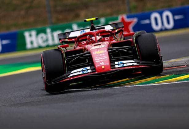55 Carlos Sainz ESP, Scuderia Ferrari HP , F1 Grand Prix of Hungary at Hungaroring on July 20, 2024 in Budapest, Hungary Photo by HOCH ZWEI Budapest Hungary