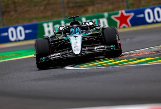 63 George Russell GBR, Mercedes AMG Petronas F1 Team , F1 Grand Prix of Hungary at Hungaroring on July 20, 2024 in Budapest, Hungary Photo by HOCH ZWEI Budapest Hungary