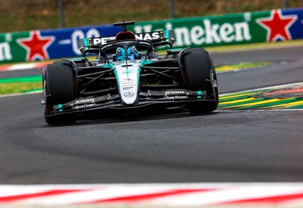 63 George Russell GBR, Mercedes AMG Petronas F1 Team , F1 Grand Prix of Hungary at Hungaroring on July 20, 2024 in Budapest, Hungary Photo by HOCH ZWEI Budapest Hungary
