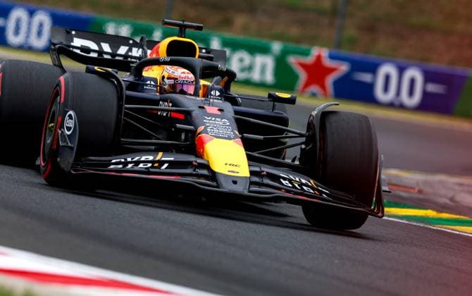1 Max Verstappen NLD, Oracle Red Bull Racing , F1 Grand Prix of Hungary at Hungaroring on July 20, 2024 in Budapest, Hungary Photo by HOCH ZWEI Budapest Hungary